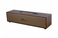 Reproduktor Kisonli G11A, Bluetooth, USB, SD, AUX, FM – hnědá Reproduktor Kisonli G11A s Bluetooth, USB, SD, AUX a FM rádiem nabídne univerzální přehrávání hudby v kompaktním těle. Skvělý pro každode