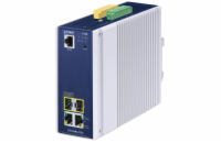 Planet TSN-900-2T2S průmyslový TSN media konvertor, 2x1Gb, 2x2.5Gb SFP,  1x RJ45-to-RS232, RING, 1588PTP, -40~75°C