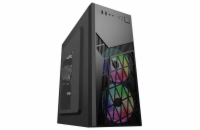 EUROCASE MidT ML N6-560B ARGB / bez zdroje / 2x USB 3.0 / černá