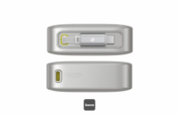 Powerbanka Baseus Free2Pull 20000mAh, 65W, s kabelem USB-C bílá