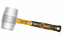 Ingco HRUH8908 Kladivo 220g gumové bílé sklolaminát