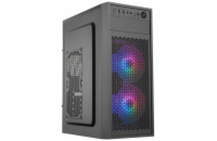 EUROCASE MidT ML N6-530B ARGB / bez zdroje / 2x USB 3.0  / černá