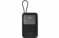 CANYON Power Bank PB-101, 10000mAh PD22.5W built-in cable, black
