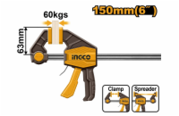 Ingco HQBC01601 Svěrka rychloupínací 63x150mm