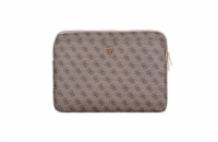 Guess PU 4G Triangle Logo Obal pro Notebook 14" Brown