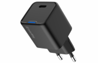 COLORWAY 1x USB-C/ síťová nabíječka/ GaN/ PD/ PPS/ 25W/ Černá