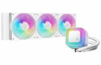 DEEPCOOL vodní chladič LE360 V2 / 3x120 PWM ARGB fan / displej / bílý