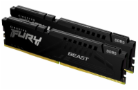 KINGSTON DIMM DDR5 128GB (Kit of 2) 5600MT/s CL40 FURY Beast Černá