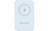 VERBATIM Powerbanka Charge  n  Go, Magnetická, 5000 mAh, USB-C, Modrá