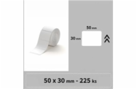 Niimbot štítky PL 50x30mm 225ks Bílé pro M2-H