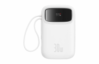Power banka Baseus Qpow2 10000mAh 30W bílá s USB-C kabelem