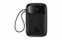 Power banka Baseus Qpow2 10000mAh 30W černá s USB-C kabelem
