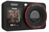 Rollei Compactline 64 Dual Screen/ 64 MPix/ 18x digital zoom/ 2,8 a 1,4" LCD/ 4K video/ Černý
