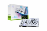 MSI VGA NVIDIA GeForce RTX 5070 Ti 16G GAMING TRIO OC WHITE, RTX 5070 Ti, 16GB GDDR7, 3xDP, 1xHDMI