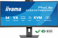 iiyama ProLite/XCB3497WQSNPH-B1/34"/VA/wQHD/120Hz/0,4ms/Black/3R