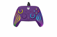Turtle Beach Afterglow Wave, RGB herní ovladač pro XBOX Series X/S, XBOX One, PC, fialová
