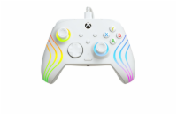 Turtle Beach Afterglow Wave, RGB herní ovladač pro XBOX Series X/S, XBOX One, PC, bílá