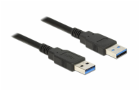 Delock Kabel USB 3.0 Typ-A samec > USB 3.0 Typ-A samec 1,5 m černý