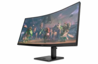 HP LCD OMEN 34c WQHD 180Hz curved 34"/3440x1440 VA QHD AG/21:9/3000:1/400cd/1ms/2xHDMI/1xDP/VESA/výškově stavitelný/repr