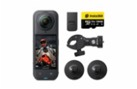 Insta360 X5 motocyklový balíček - akční kamera X5 + příslušenství na motorku