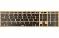 GENIUS Slimstar 7250BT/ bezdrátová 2,4GHz + BT5.0/ Copilot/ USB/ barva borovice + černá/ CZ+SK layout