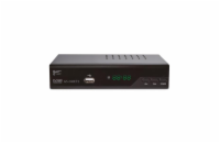 Set-top box GoSAT GS240ET2 DVB-T2 FullHD s HEVC H.265, USB přijímač