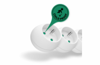 CONNECT IT prodlužovací kabel 230 V, 4 zásuvky, 3 m, s vypínačem (bílý)