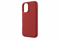 FIXED MagLeather kožený kryt iPhone 16, červený