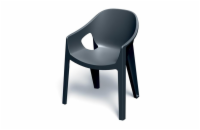 Židle zahradní PREMO 650x560x825mm - uhelná