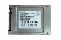 Toshiba 128GB 2,5" SATA SSD Kompaktní SSD disk od Toshiby s kapacitou 128 GB, vhodný pro upgrade starších počítačů. Zlepšuje rychlost načítání a výkon.