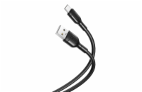 XO datový kabel USB-A/USB-C, 1 m - černá Odolný datový kabel XO s délkou 1 metr podporuje nabíjení proudem až 2.1 A. Vhodný pro rychlý přenos dat i spolehlivé nabíjení zařízení s USB-C konektorem. PN