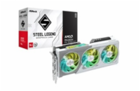 ASRock VGA AMD Radeon RX 9060 XT Steel Legend 16GB OC, RX 9060 XT, 16GB GDDR6, 2xDP, 1xHDMI