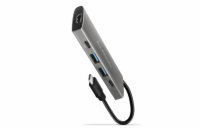 AXAGON HMC-5G21, USB 10Gb/s hub, porty 2x USB-A, 2x USB-C, HDMI 4k/30, PD 60W, kabel USB-C 13cm