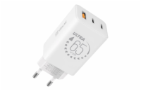 OBAL:ME GaN Cestovní Nabíječka USB-A + 2xUSB-C 65W White