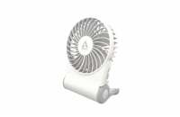 ARCTIC Summair 2Go (White) - Rechargeable Pocket Fan with Stand (74 hours of battery life and variab