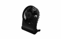 ARCTIC Summair 2Go (Black) - Rechargeable Pocket Fan with Stand (74 hours of battery life and variab
