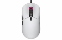 COUGAR herní myš drátová MINOS NEO WHITE, 6 tl., čip PixArt 3327, 6000dpi, 220 IPS, 63g, USB-A, Ultraflex kabel 1.8m