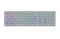 CANYON keyboard HKB-W11 EN/CS RGB Dual Mode Wireless Grey