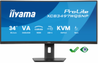 iiyama ProLite/XCB3497WQSNP-B1/34"/VA/wQHD/120Hz/0,4ms/Black/3R