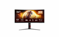 AOC Gaming/CU34G4/34"/VA/wQHD/180Hz/0,1ms/Black/3R