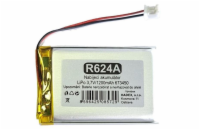 Baterie nabíjecí LiPo 3,7V/1200mAh 673450 HADEX