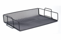 VICTORIA Odkladač drátěný, černá