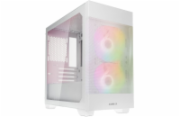 Lian Li LANCOOL 205M Mesh Micro ATX Case, bílá