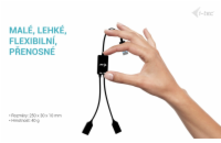 i-tec USB-A Cable HUB 2 port (2x USB-A)