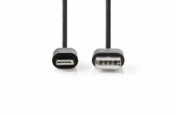 Nedis CCGB39950WT01 - Adaptér Lightning | 8pinový | 3,5 mm Zásuvka | Poniklované | 0.10 m | Kulatý | PVC