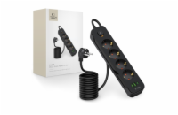 Prodlužovací kabel 4 zásuvky 2m TECHPROTEC PCL4X3