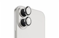 Ochranná folie na objektiv fotoaparátu pro iPhone 16/16 PLUS Silver