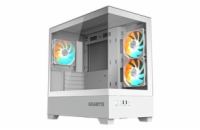 GIGABYTE C201 PANORAMIC ICE/Midi Tower/Transpar./Bílá
