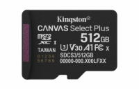 Kingston Canvas Select Plus/Micro SDXC/512GB/UHS-I U3 / Class 10