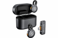 Hollyland LARK M2S Duo Wireless Lavalier Microphone with USB-C Plug (Duo, Space Gray)